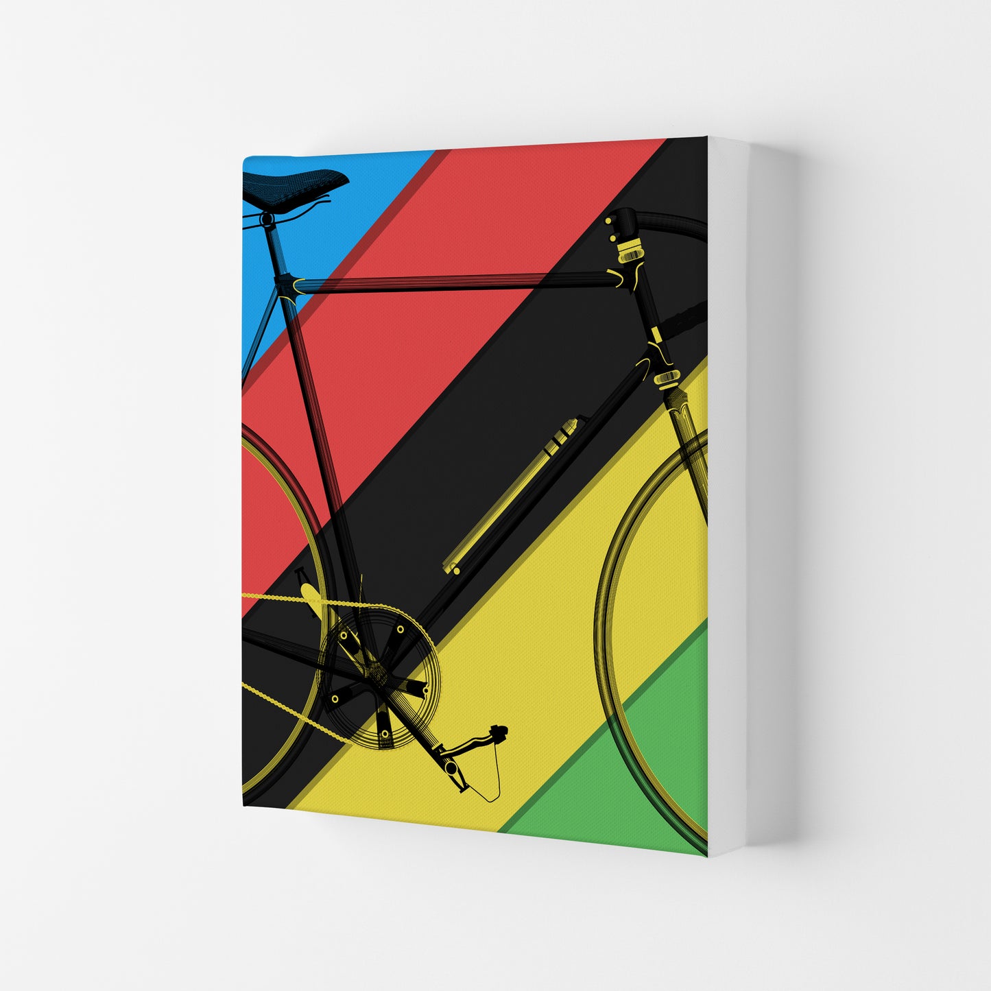 World Champ Cycling Print by Wyatt9 Canvas