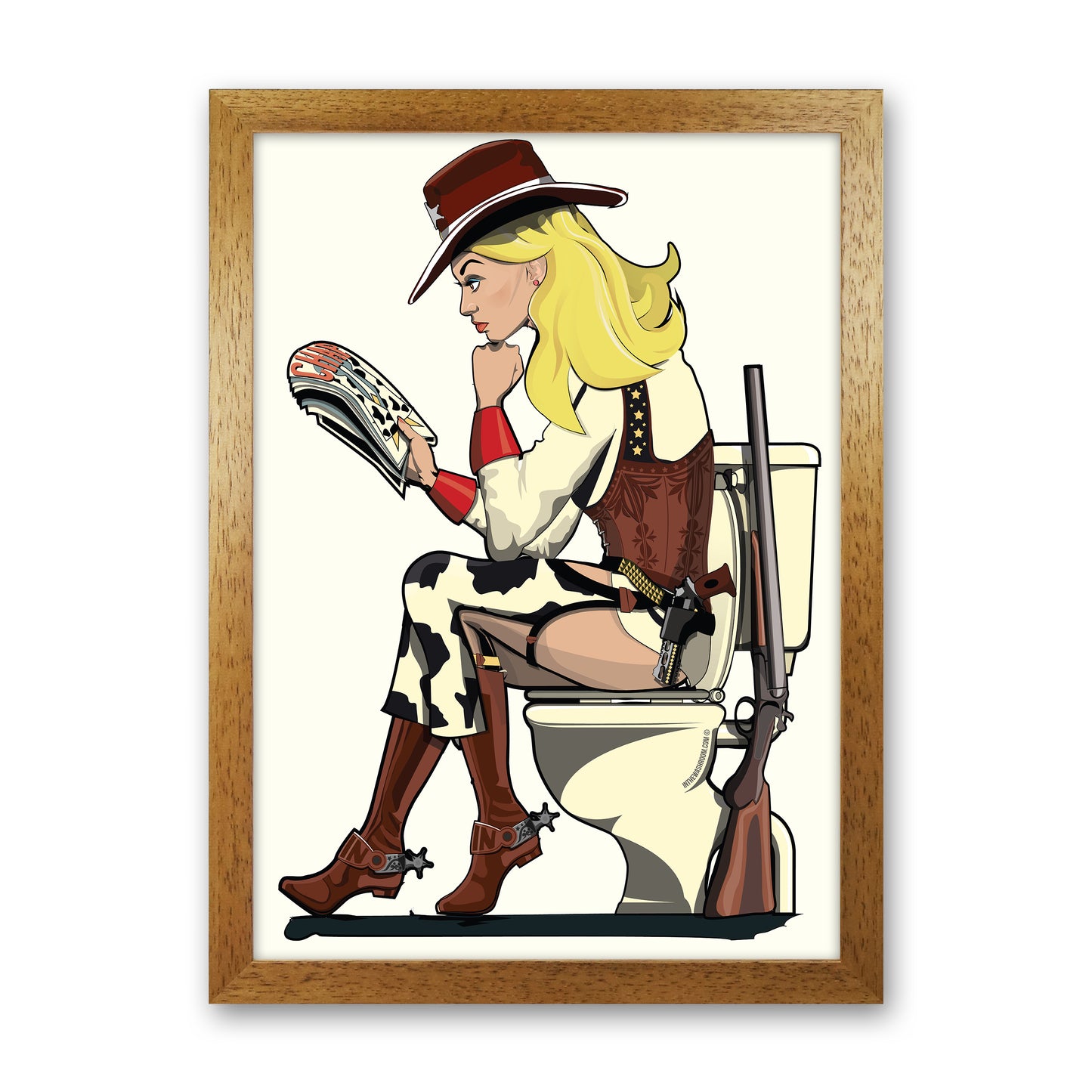 Cowgirl by Wyatt9 Oak Grain