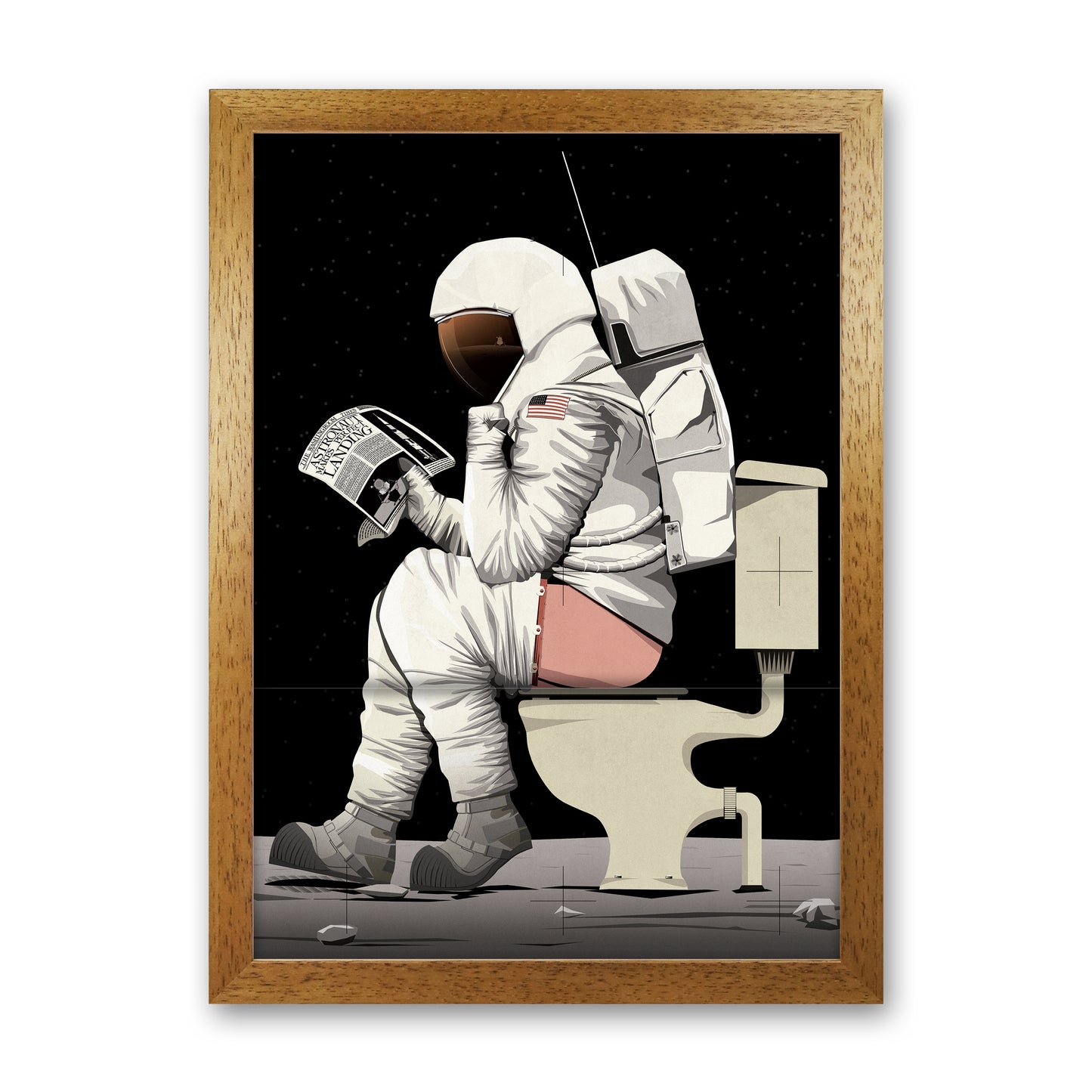 Moon on Loo by Wyatt9 Oak Grain