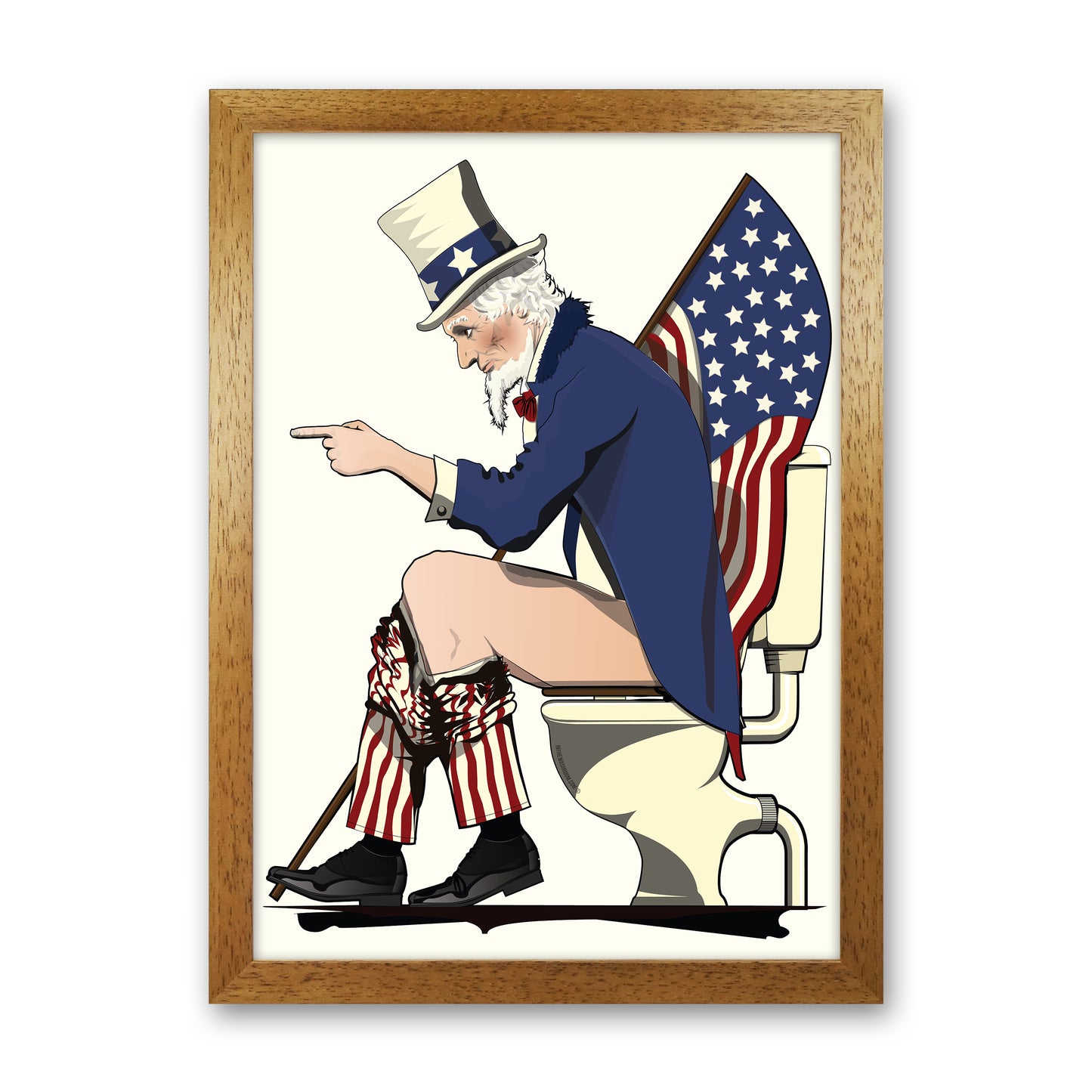 Uncle Sam loo by Wyatt9 Oak Grain