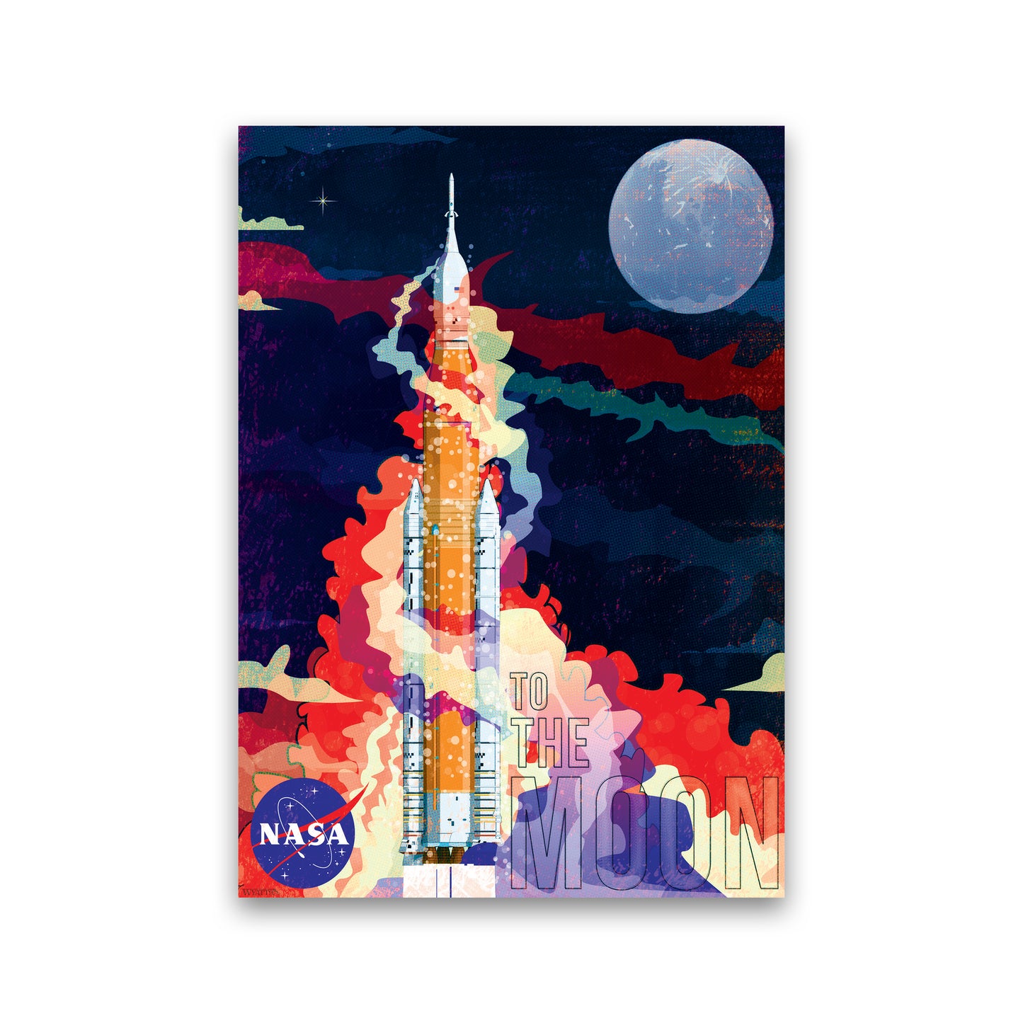SLS Retro Print by Wyatt9 Print Only