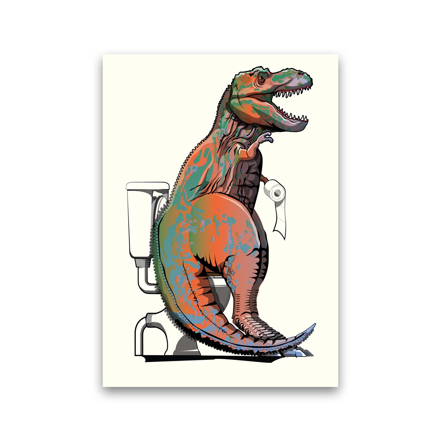 Trex Toilet Bathroom by Wyatt9 Print Only