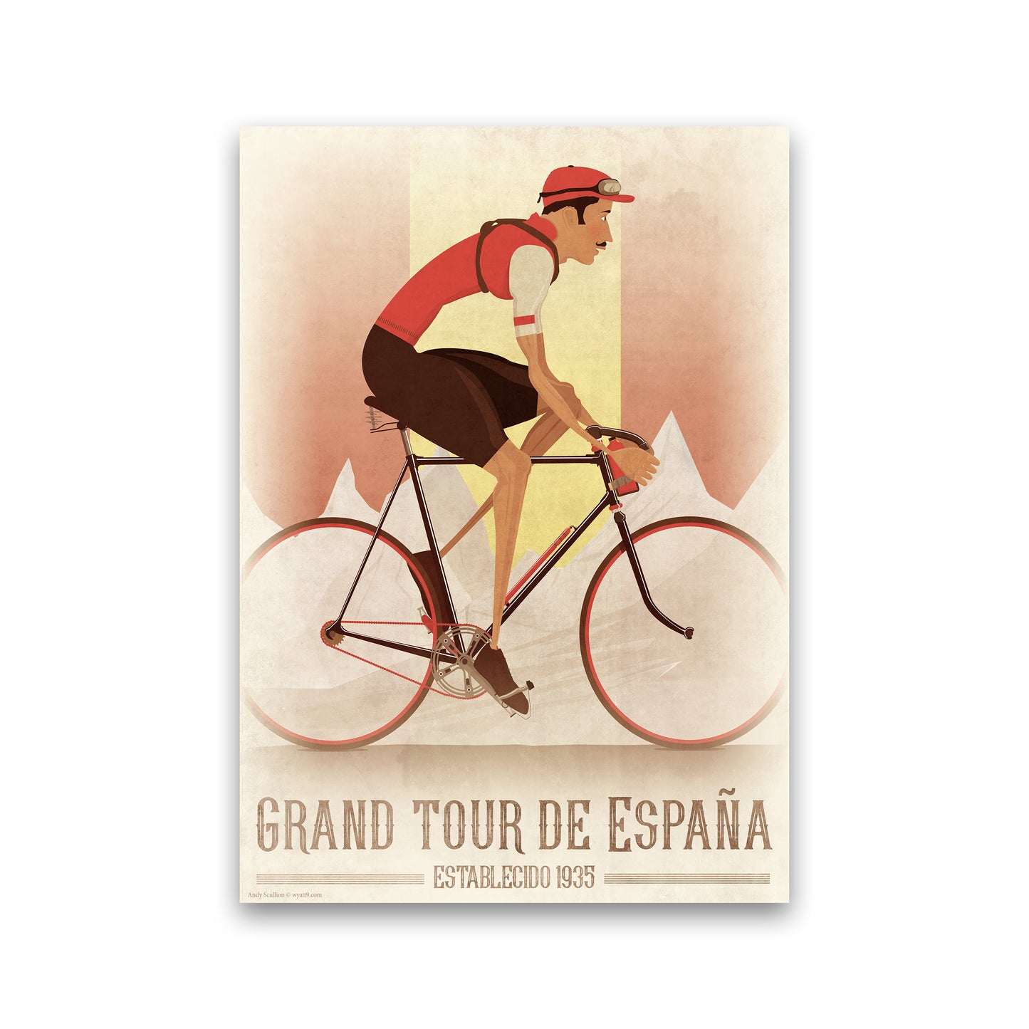 Vintage Spanish Tour by Wyatt9 Print Only