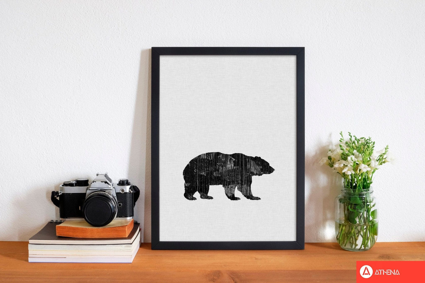 Bear animal art fine art print by orara studio