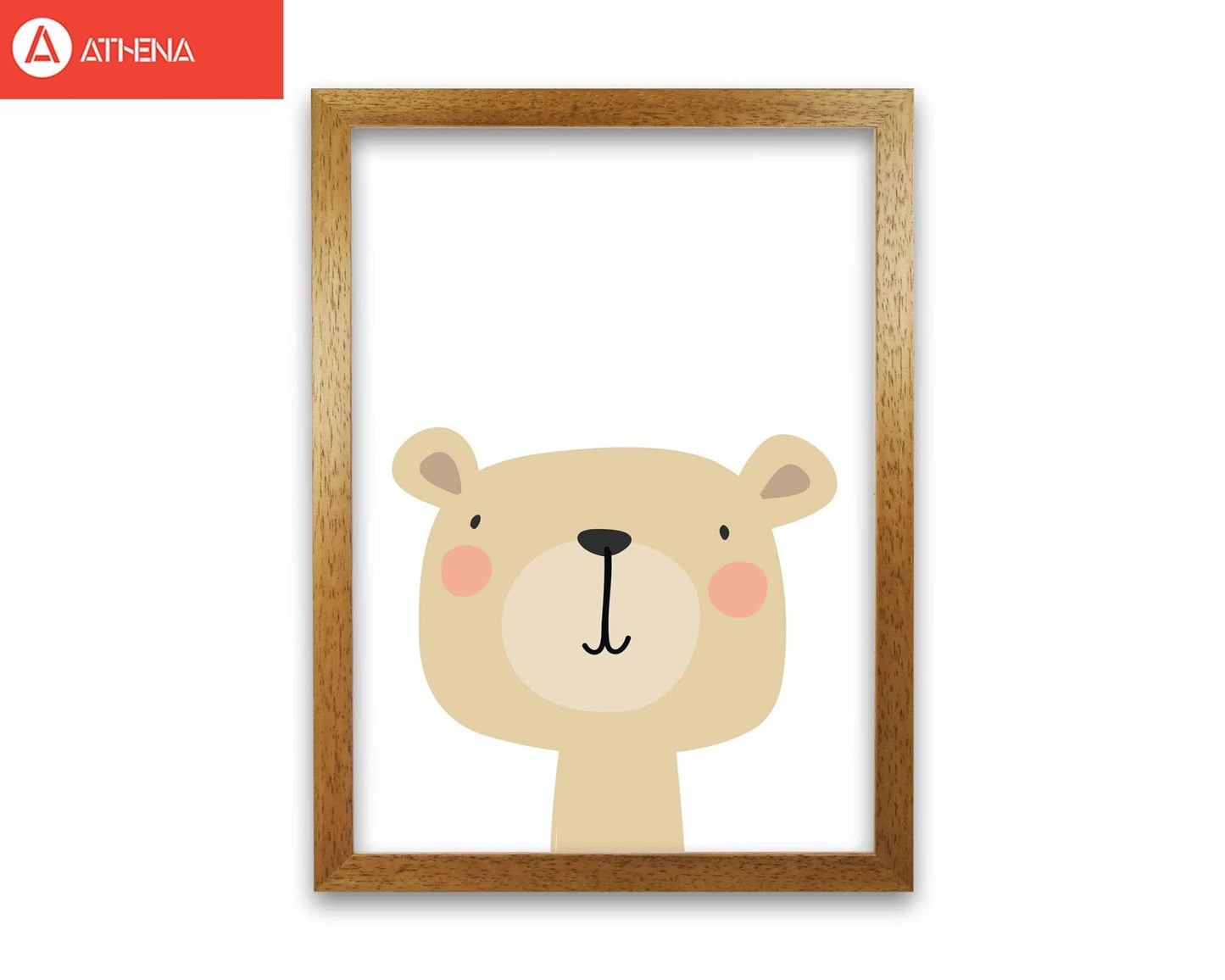 Beige bear modern fine art print