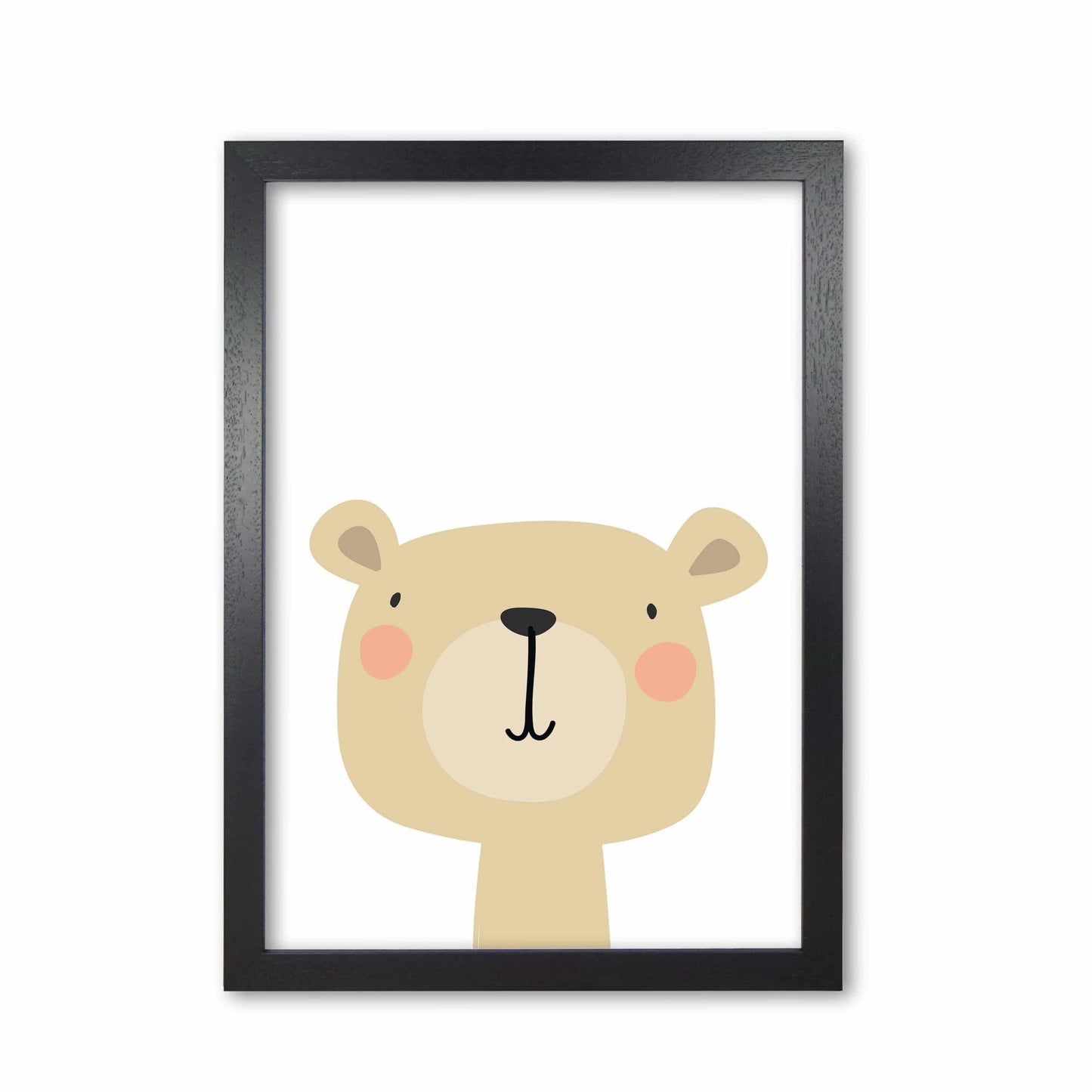 Beige bear modern fine art print