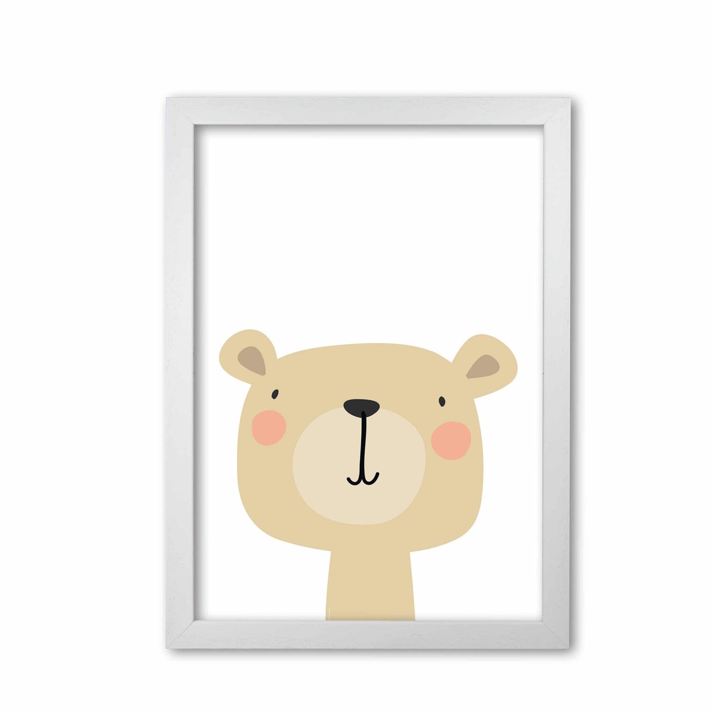 Beige bear modern fine art print