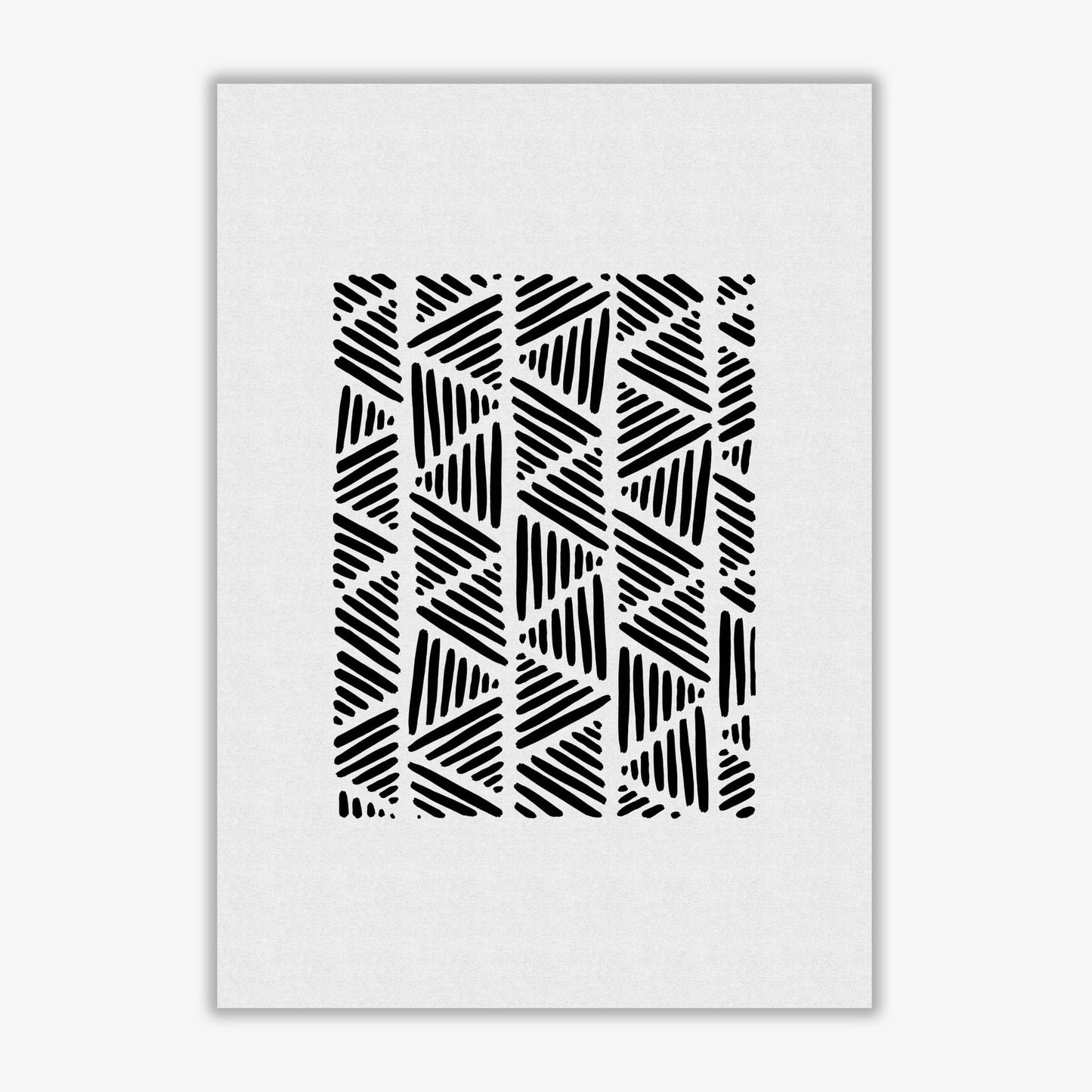 Black and white abstract i fine art print by orara studio