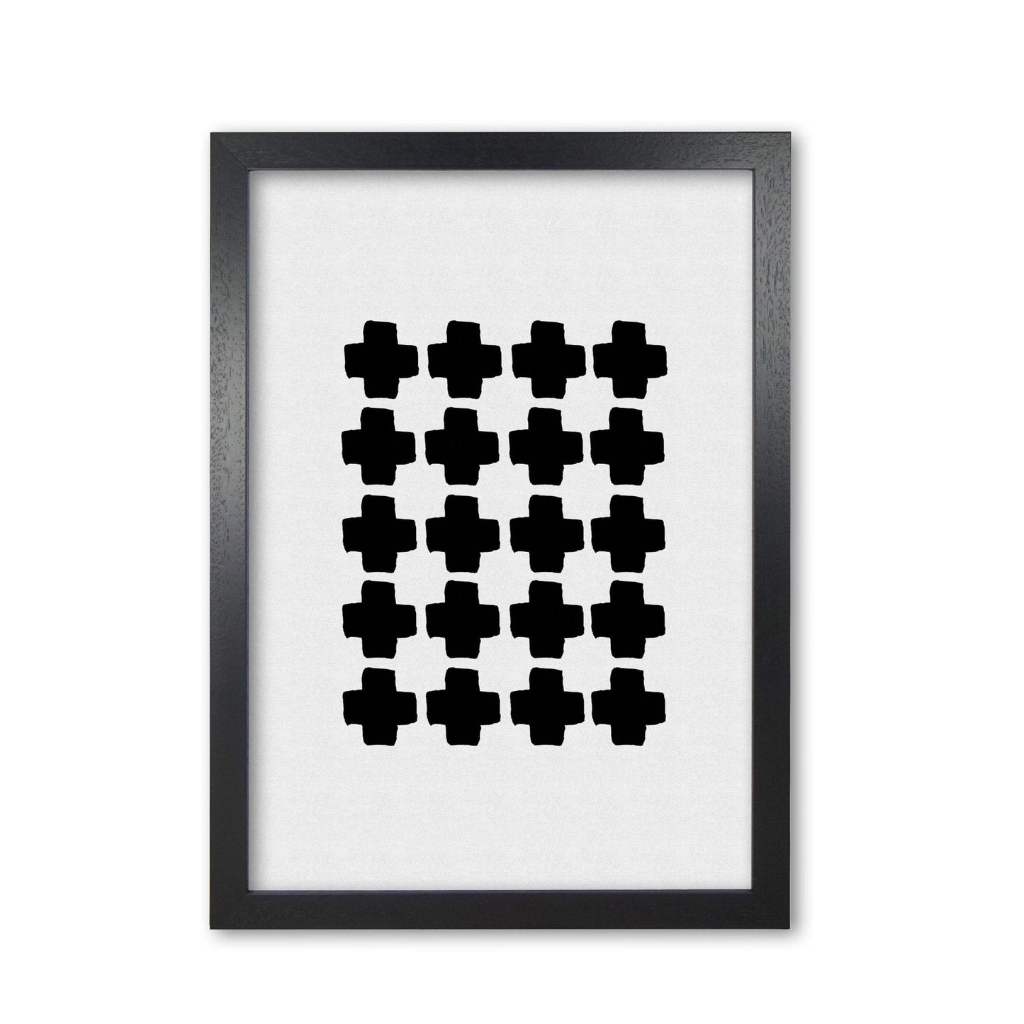 Black and white abstract iii fine art print by orara studio