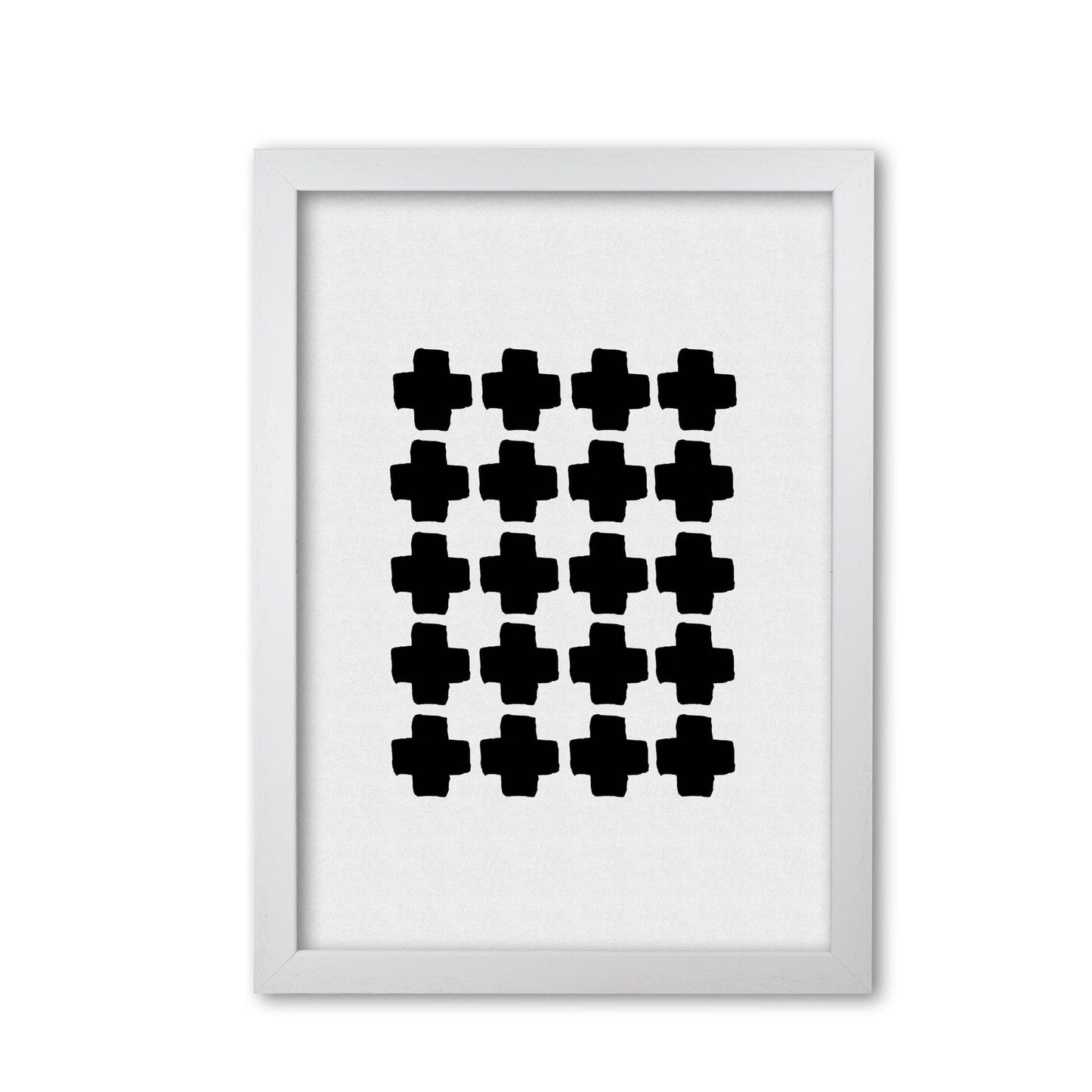 Black and white abstract iii fine art print by orara studio