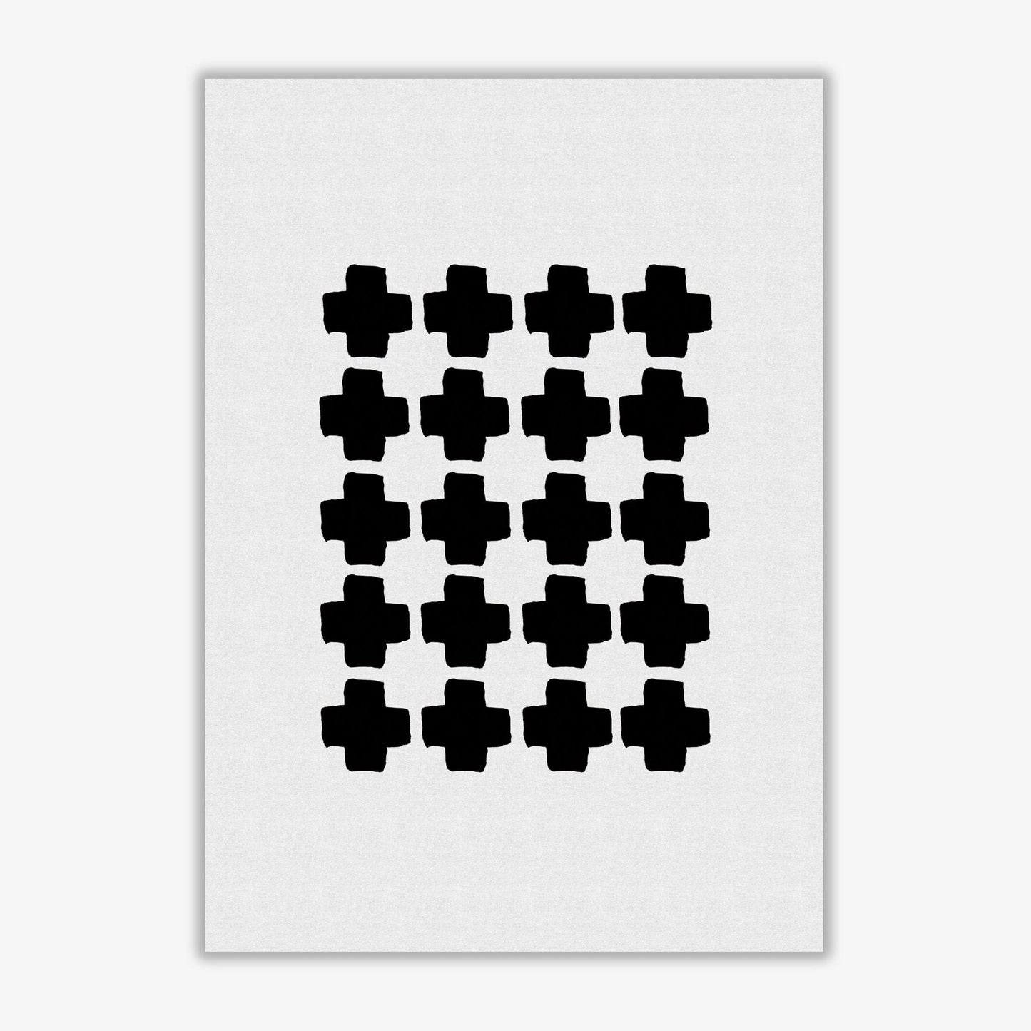 Black and white abstract iii fine art print by orara studio