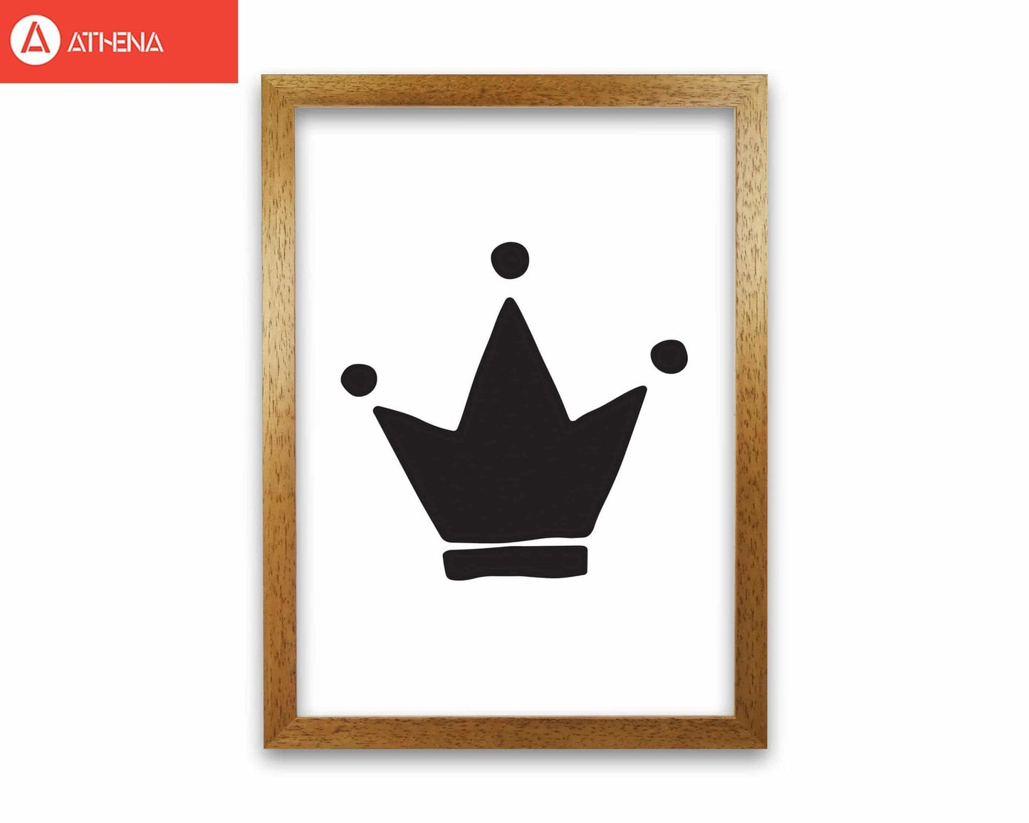 Black crown modern fine art print