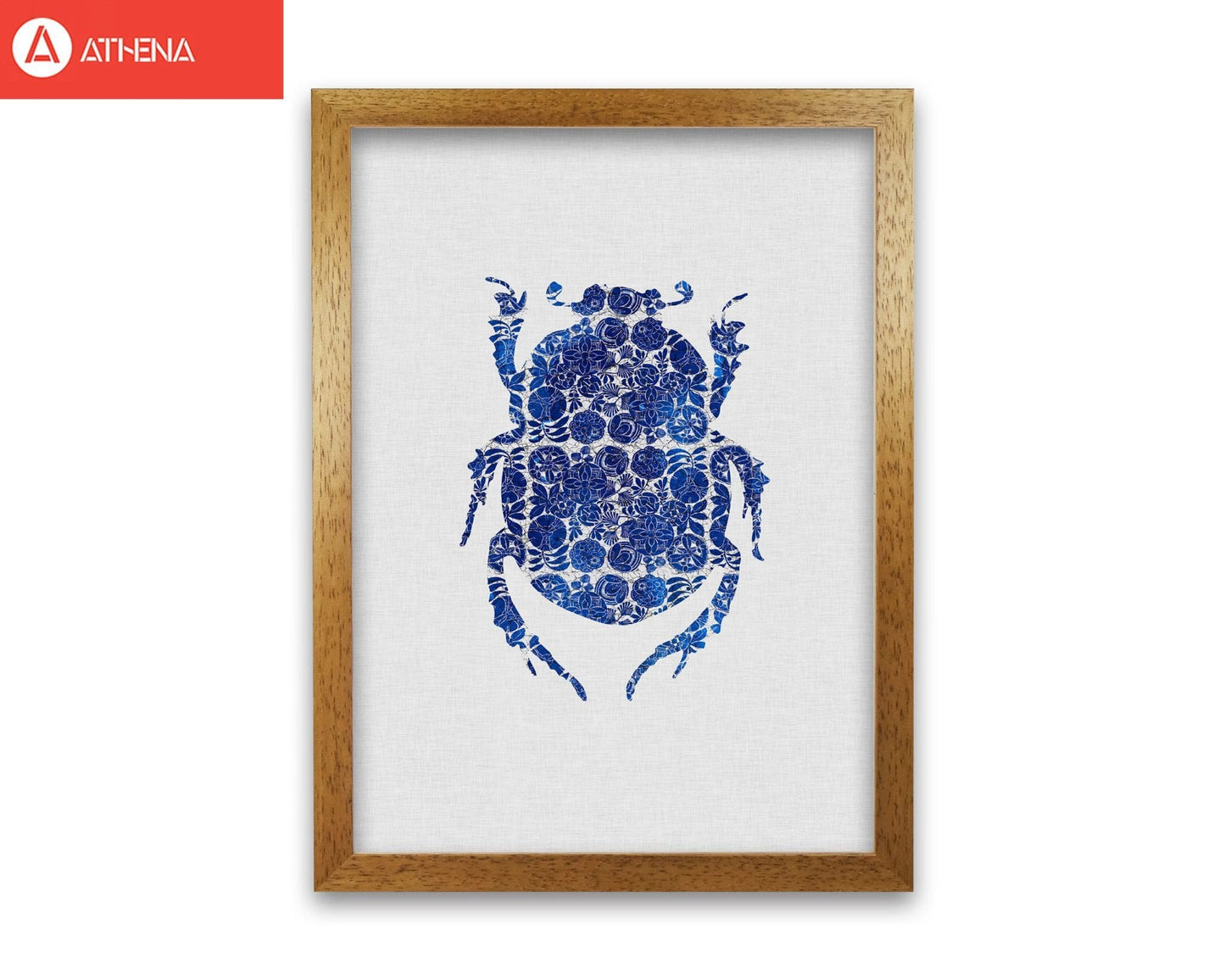 Blue beetle i fine art print by orara studio