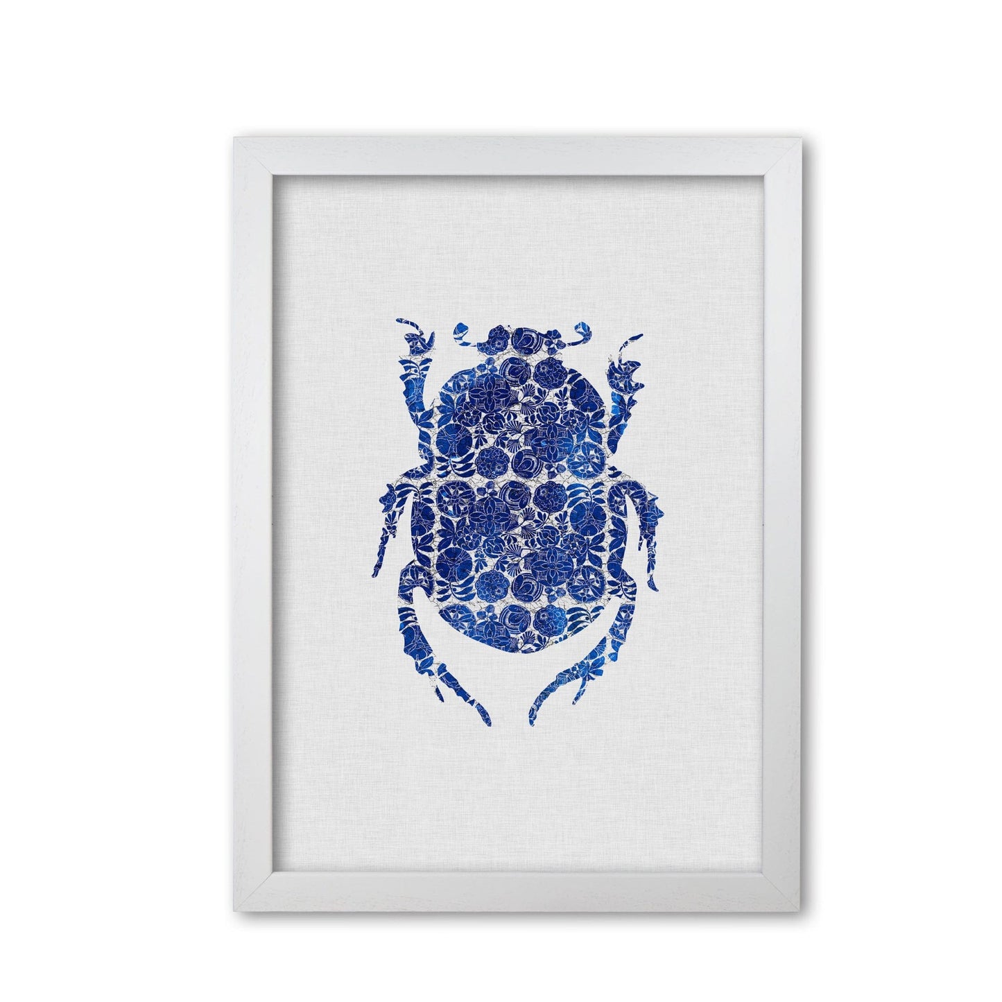 Blue beetle i fine art print by orara studio