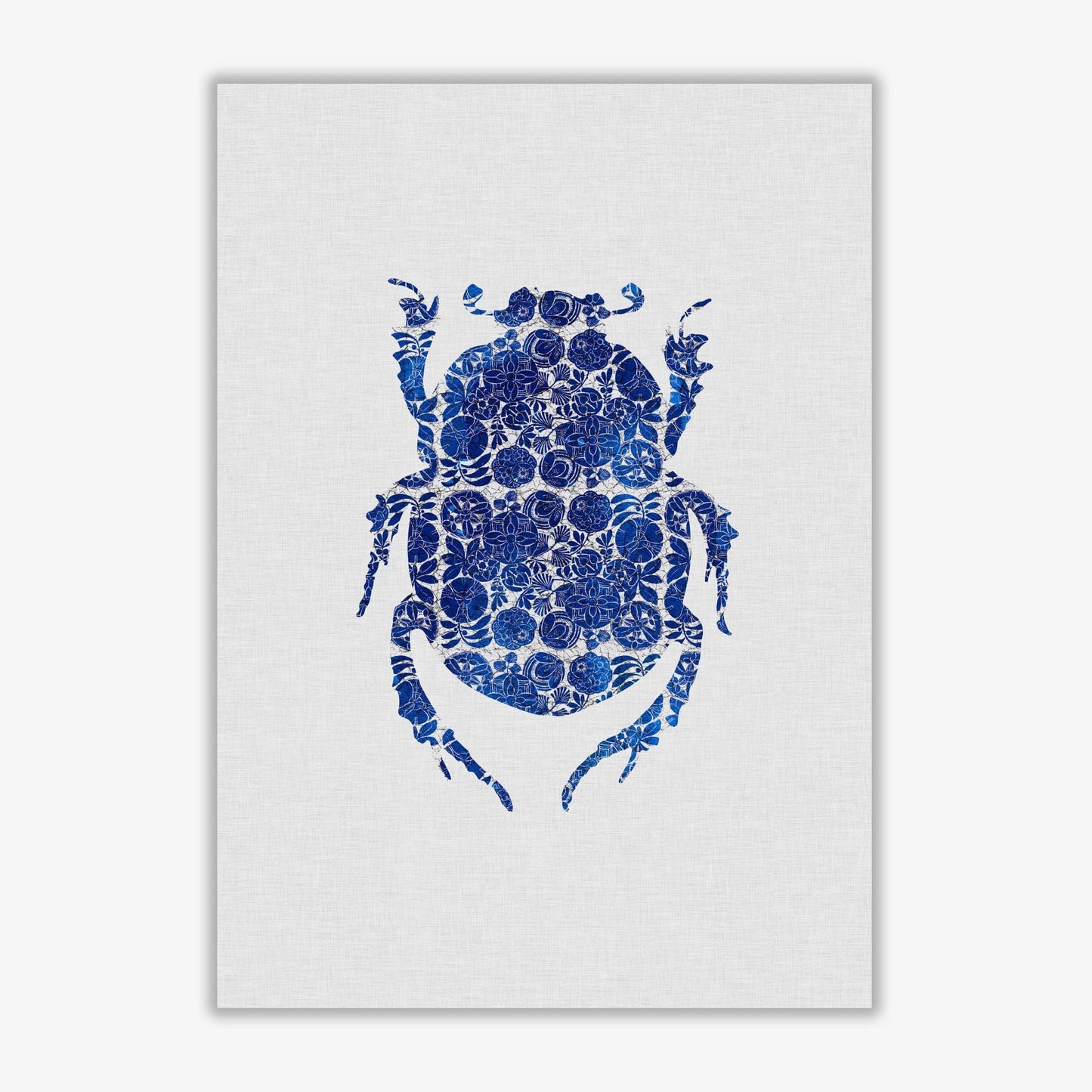 Blue beetle i fine art print by orara studio
