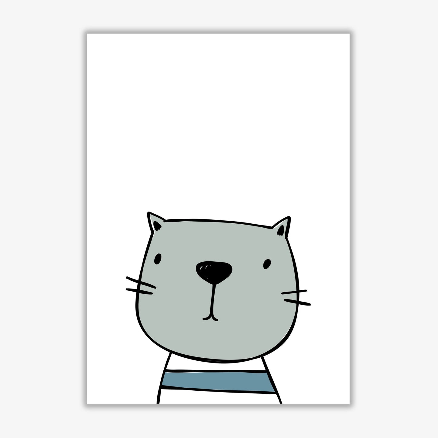 Cat modern fine art print
