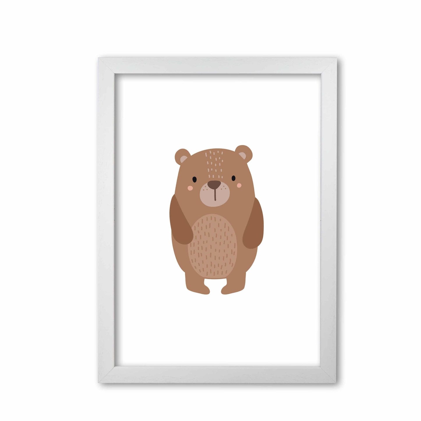Children's animals, bear modern fine art print