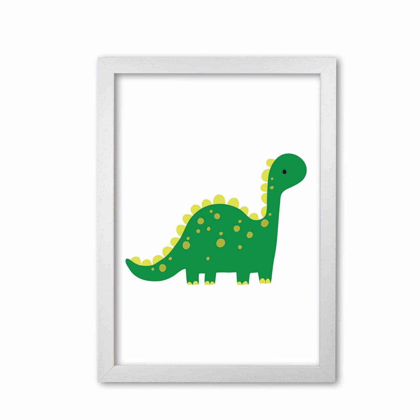 Children's animals, dino modern fine art print