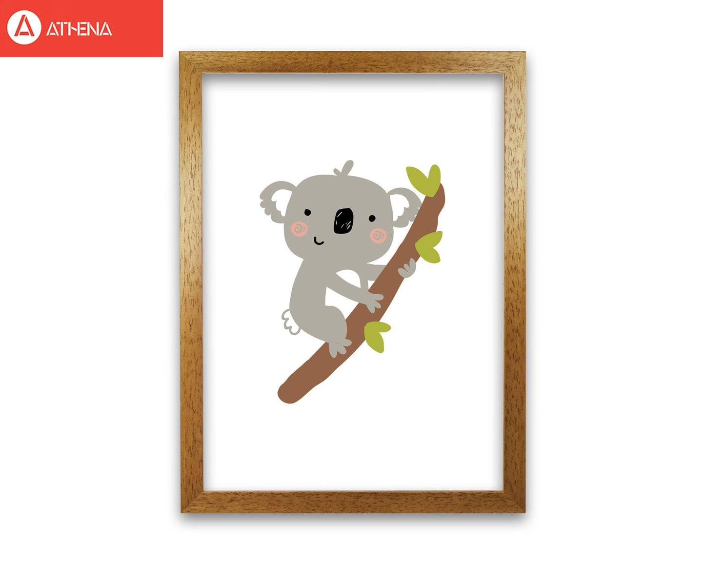 Children's animals, koala modern fine art print
