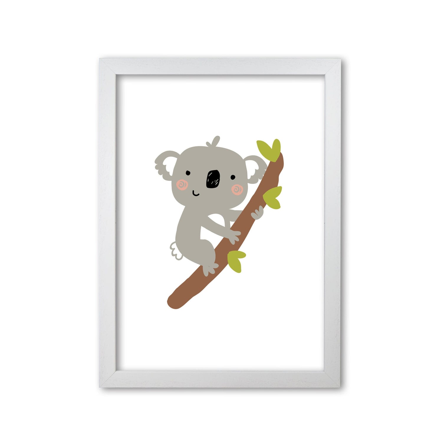 Children's animals, koala modern fine art print