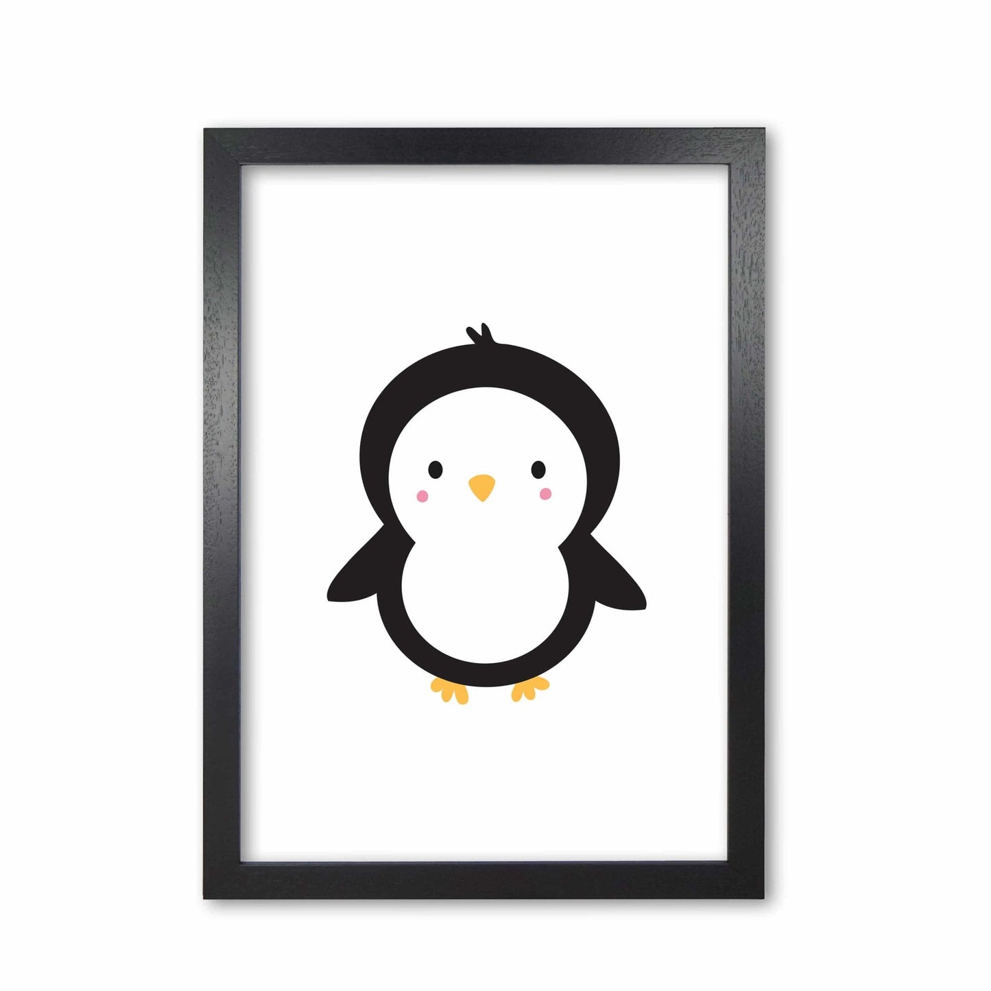 Children's animals, penguin modern fine art print