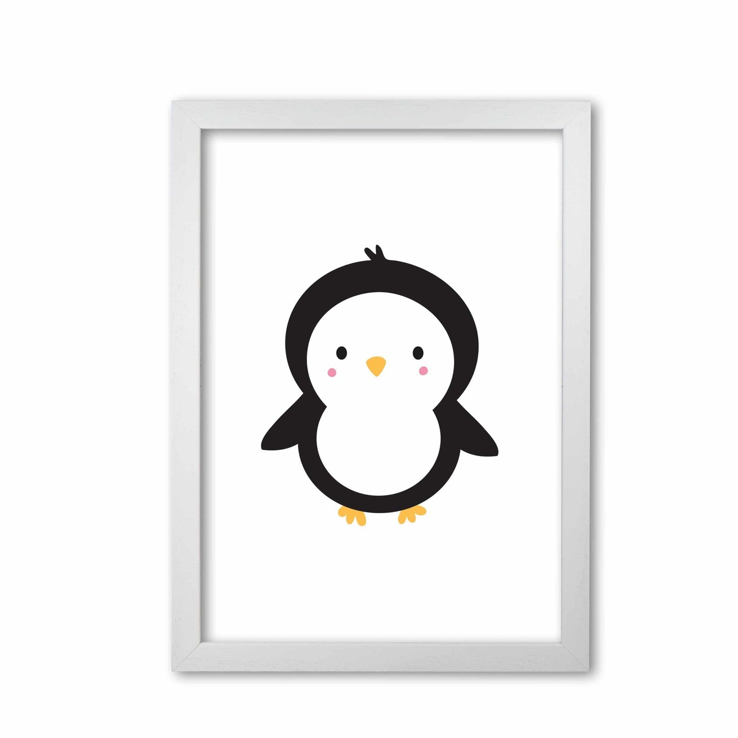 Children's animals, penguin modern fine art print