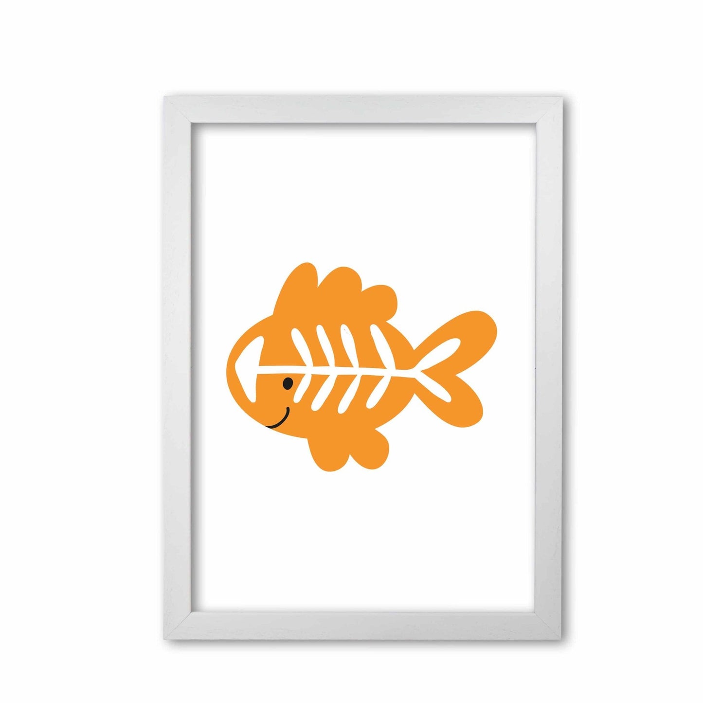 Children's animals, x-ray fish modern fine art print