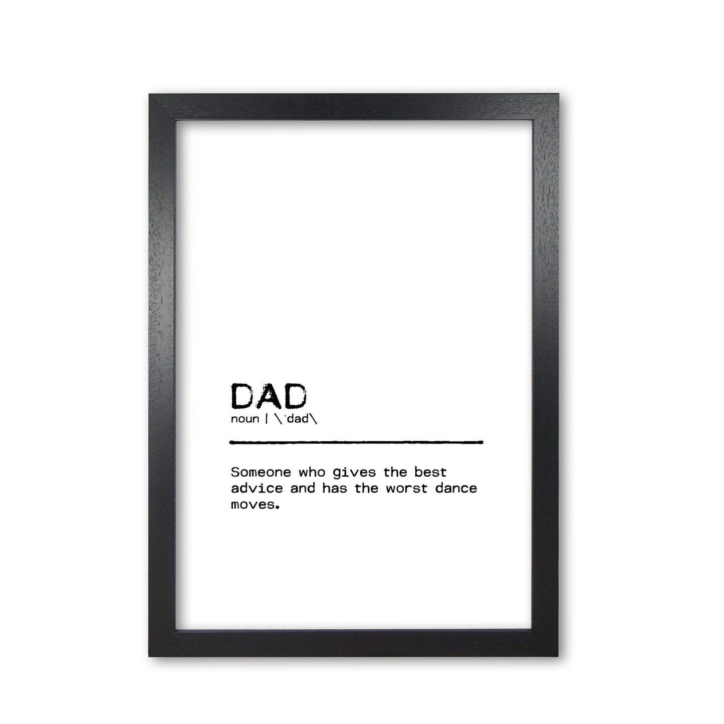 Dad best definition quote fine art print by orara studio