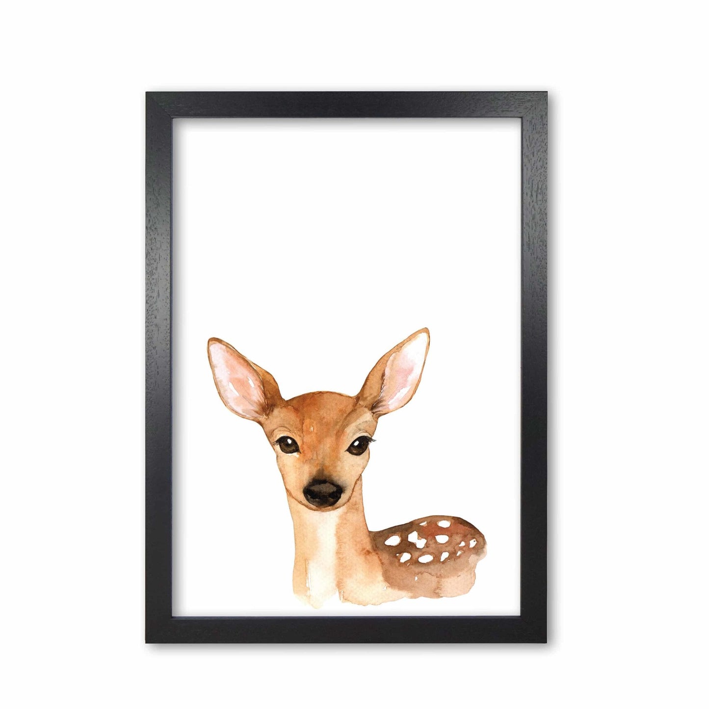 Forest friends, cute deer modern fine art print