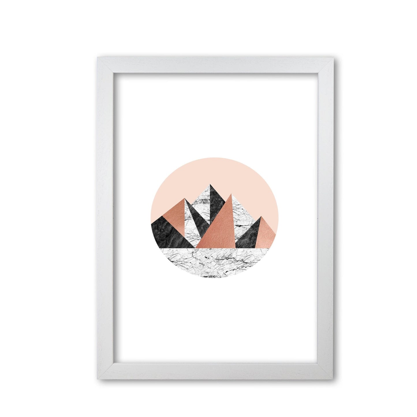 Geometric landscape i fine art print by orara studio