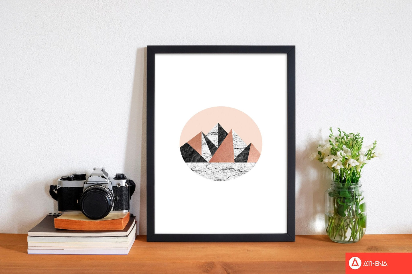 Geometric landscape i fine art print by orara studio
