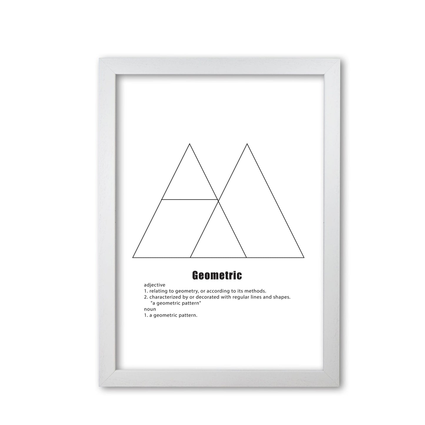 Geometric meaning 2 modern fine art print
