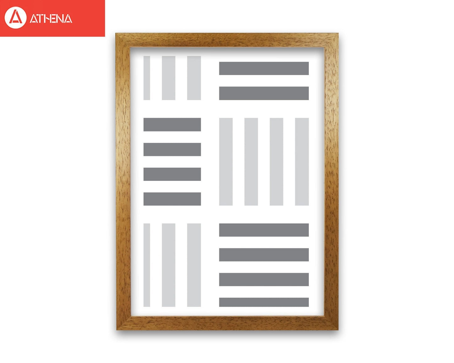 Grey abstract patterns 2 modern fine art print