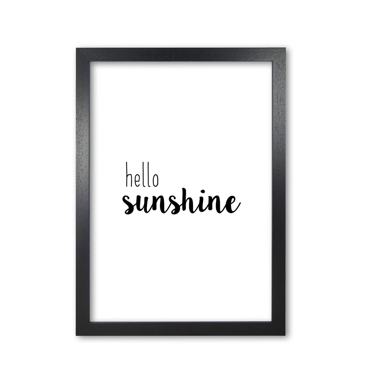Hello sunshine quote fine art print by orara studio