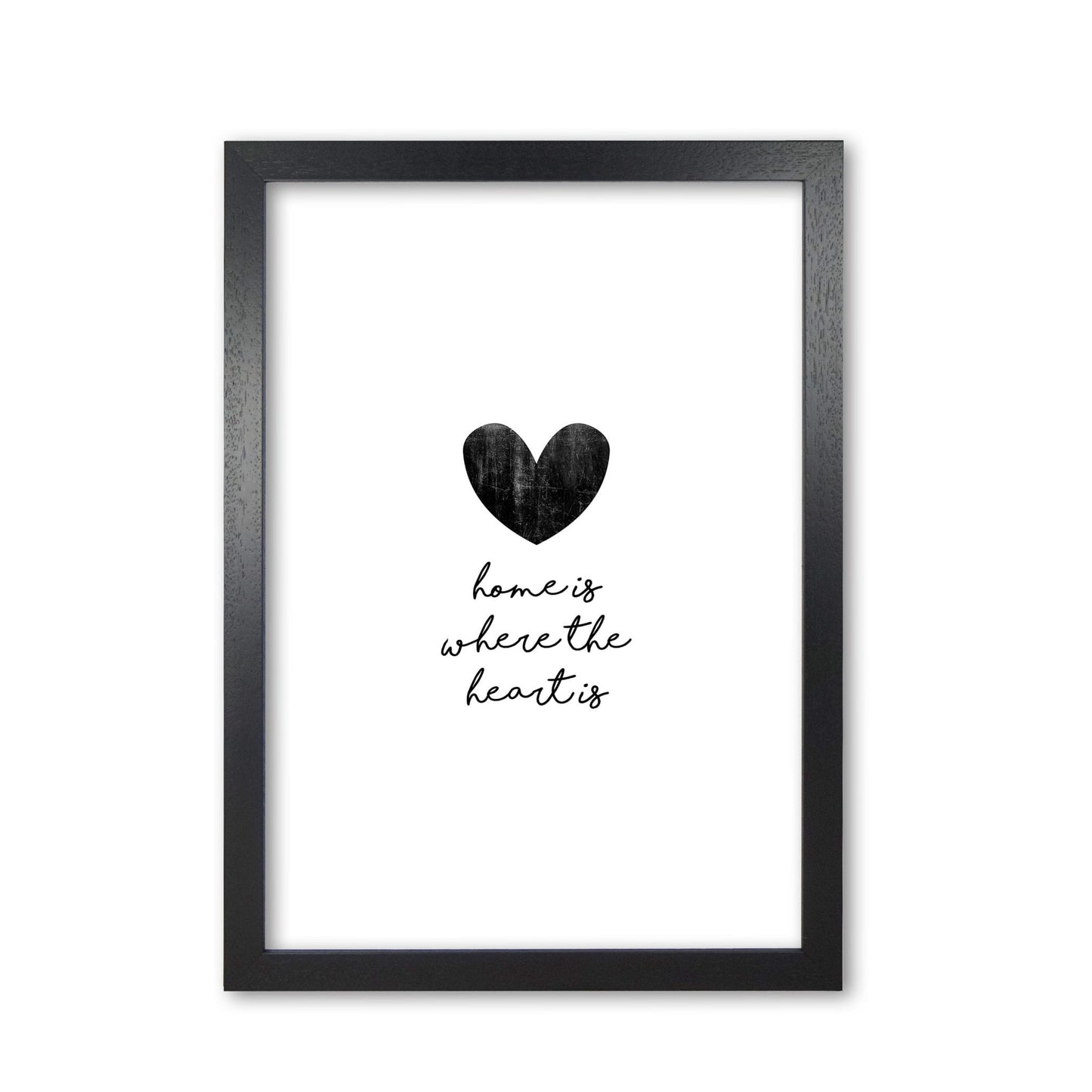 Home is where the heart is fine art print by orara studio