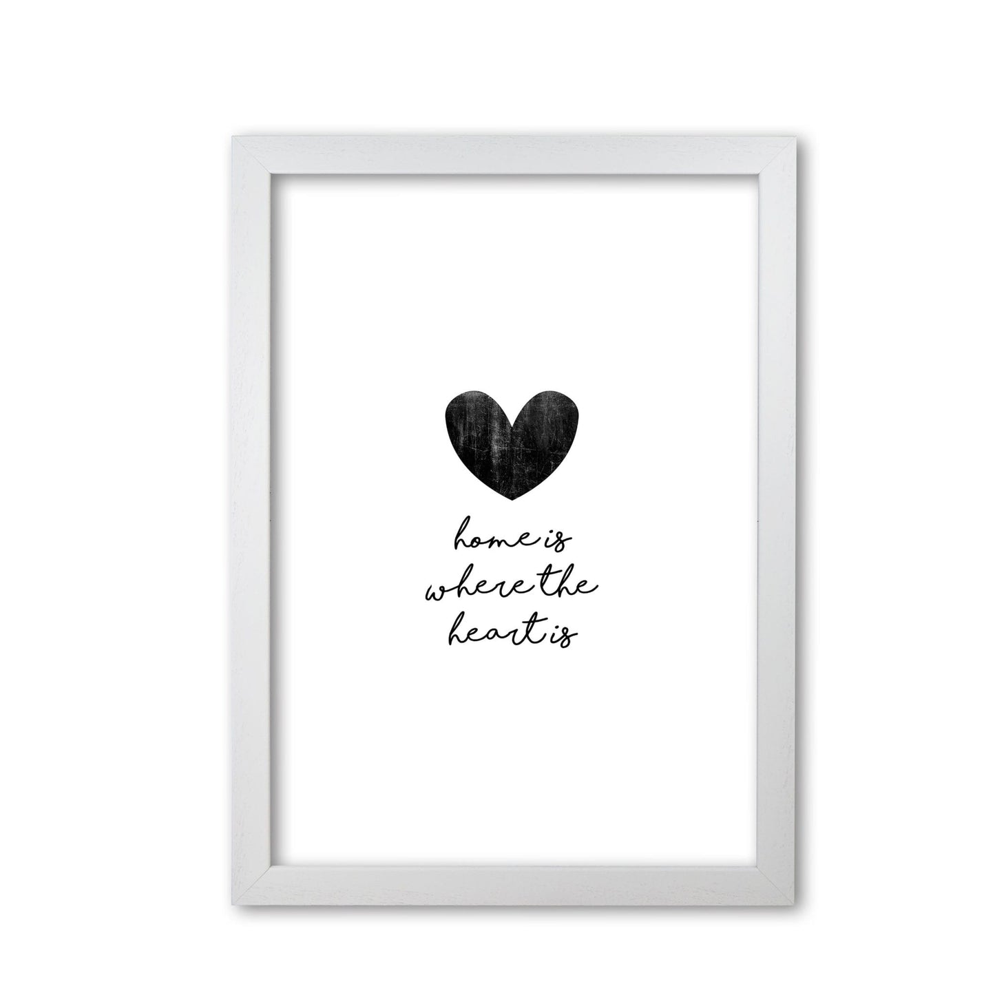 Home is where the heart is fine art print by orara studio
