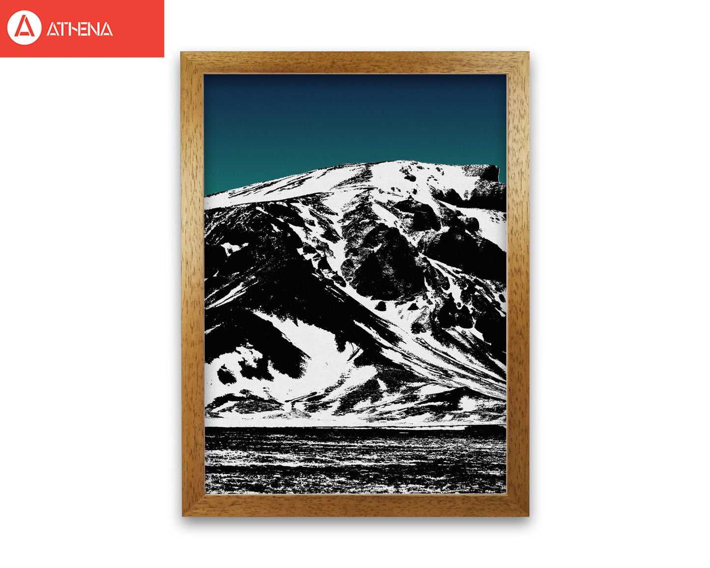 Iceland mountains i fine art print by orara studio, framed botanical & nature art print