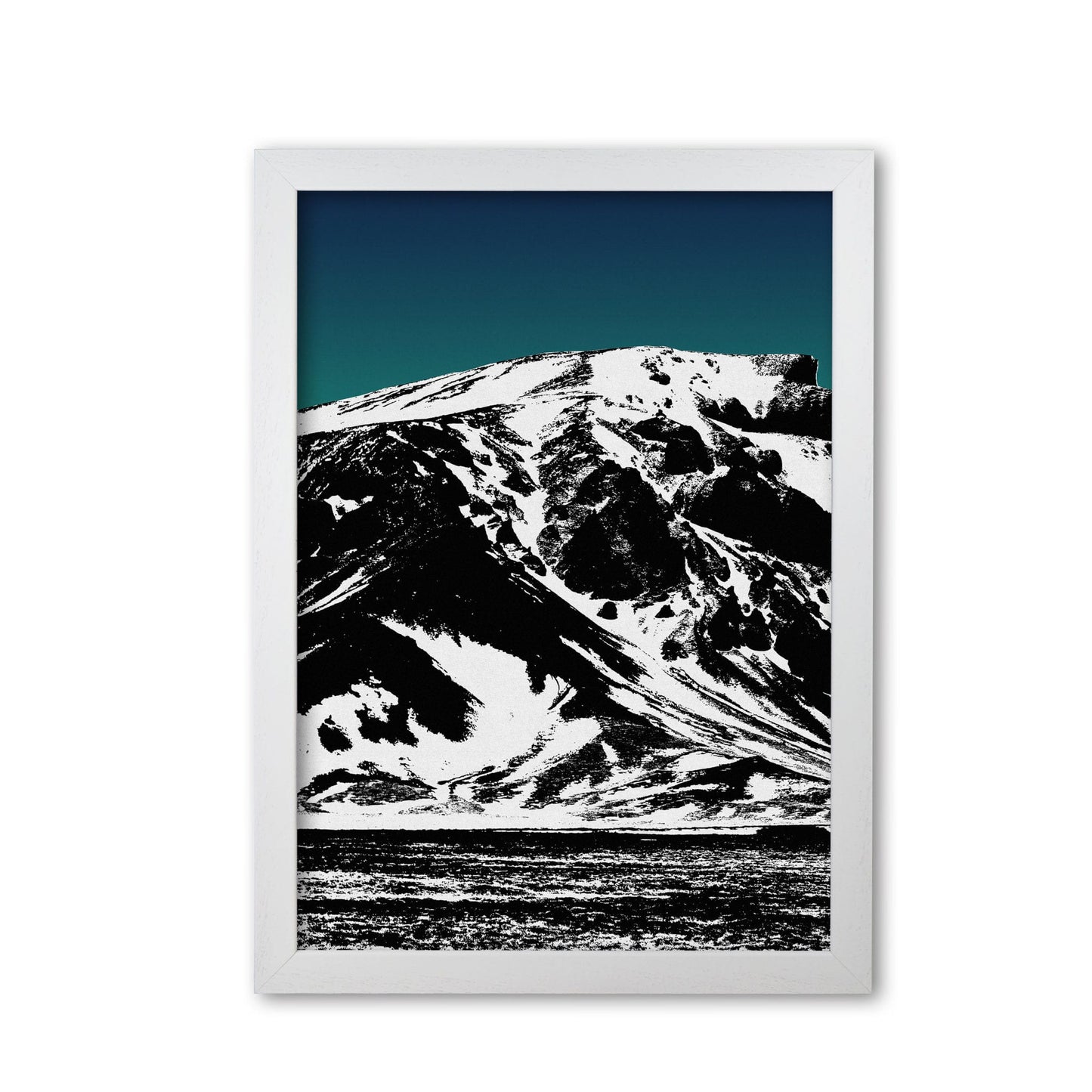 Iceland mountains i fine art print by orara studio, framed botanical & nature art print