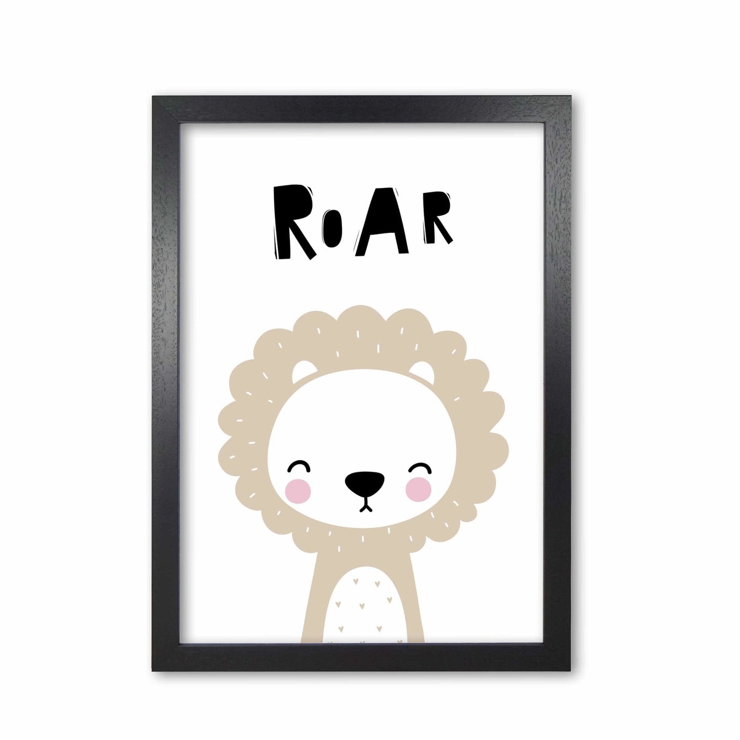 Lion roar modern fine art print