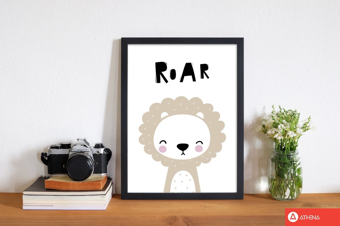 Lion roar modern fine art print