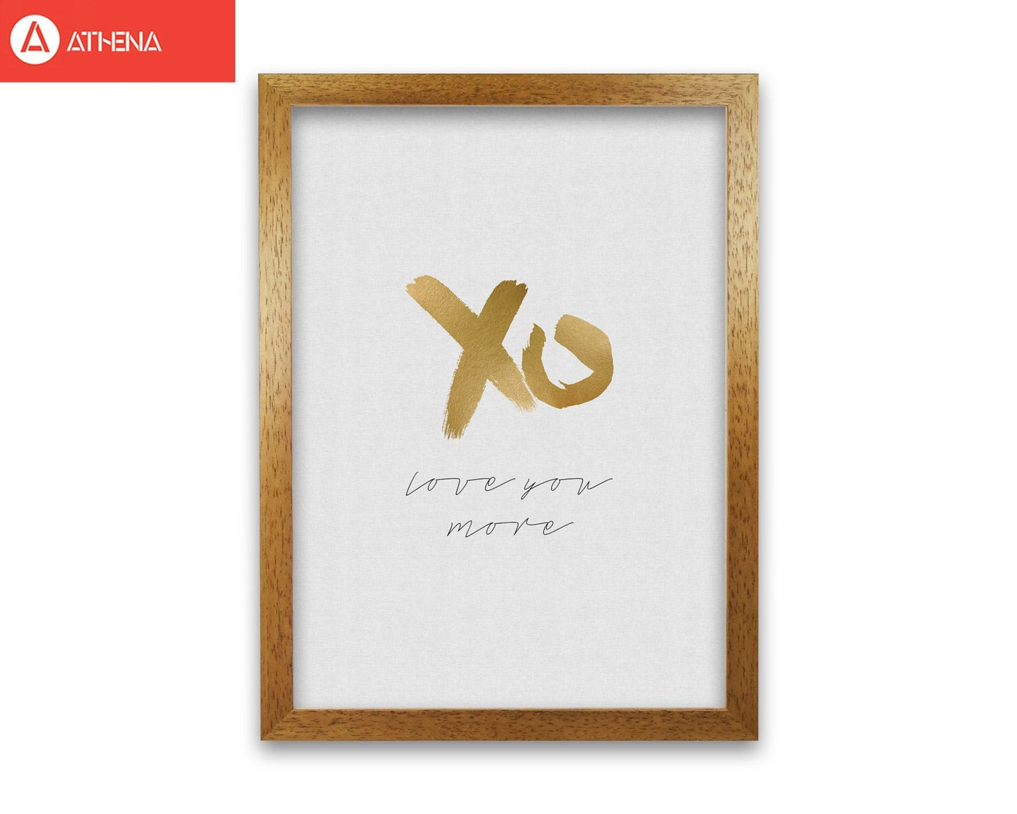 Love you more fine art print by orara studio