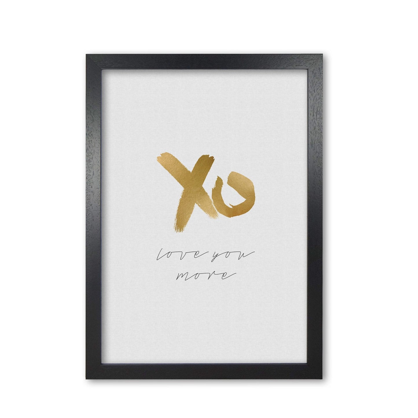 Love you more fine art print by orara studio