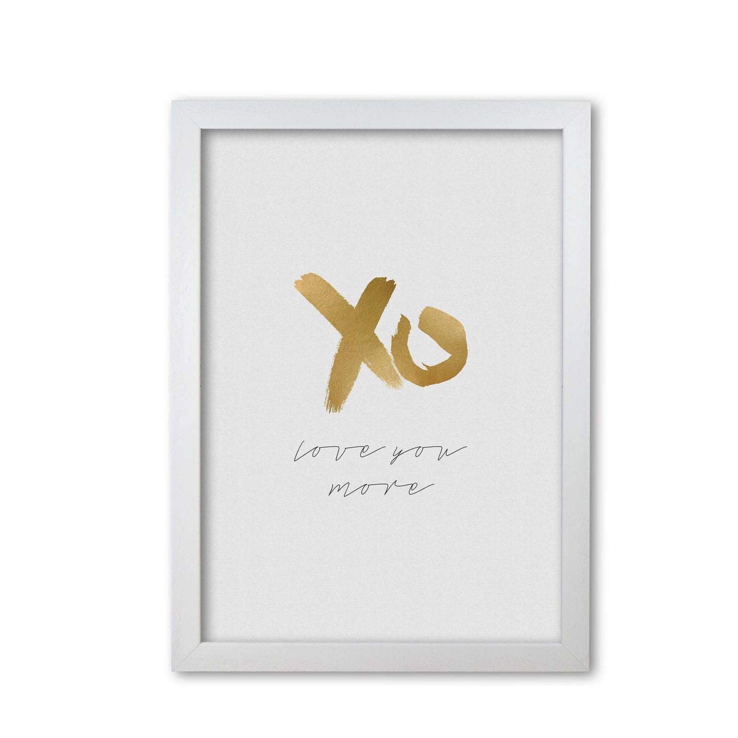 Love you more fine art print by orara studio