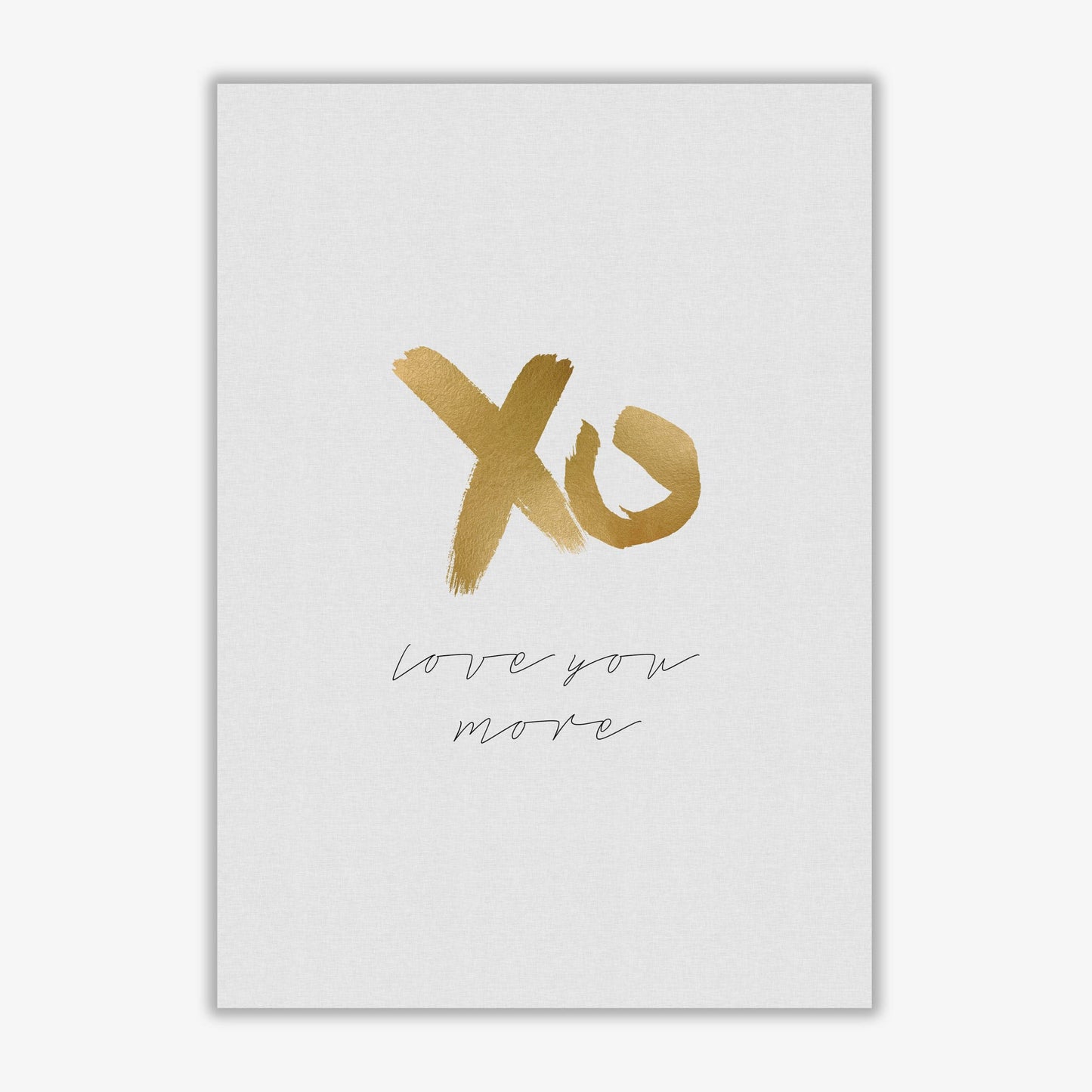 Love you more fine art print by orara studio