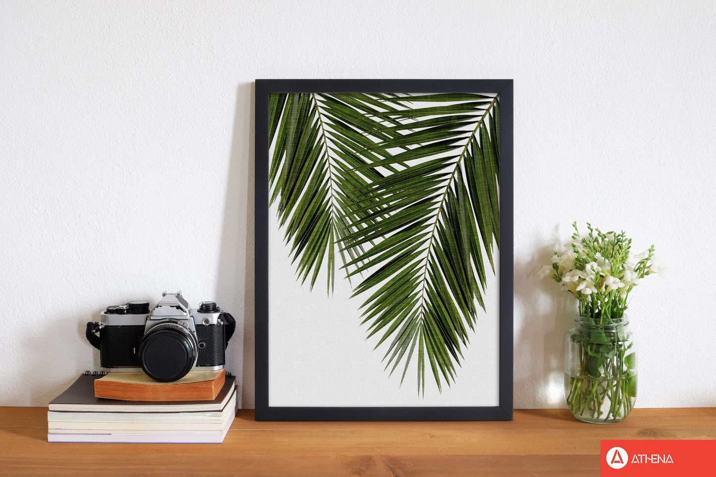 Palm leaf ii fine art print by orara studio, framed botanical & nature art print