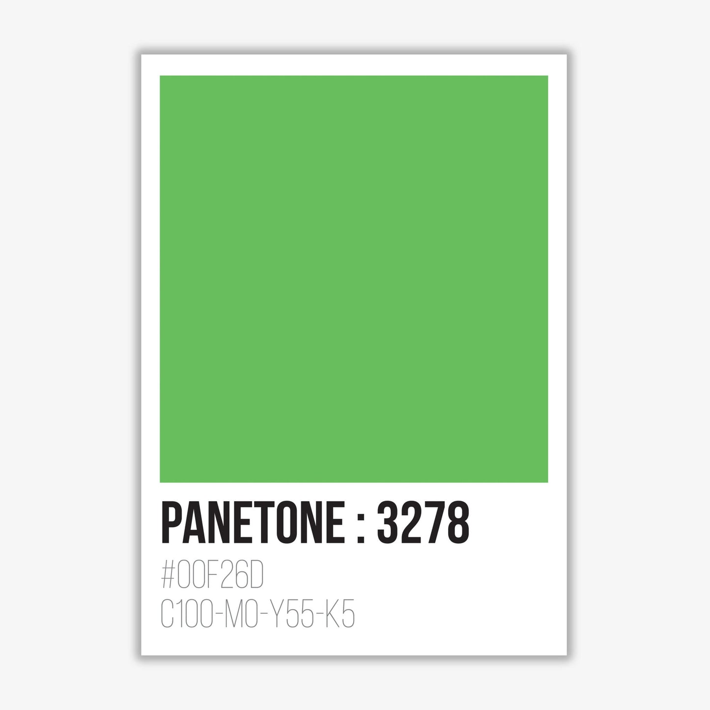 Panetone colours 3278 modern fine art print