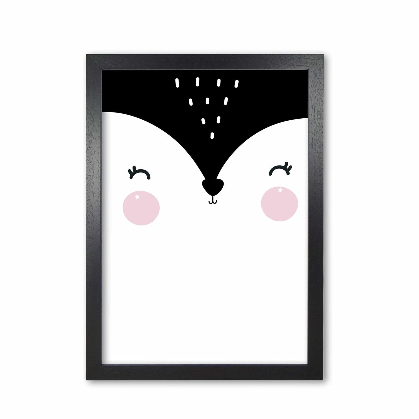 Penguin face scandi modern fine art print