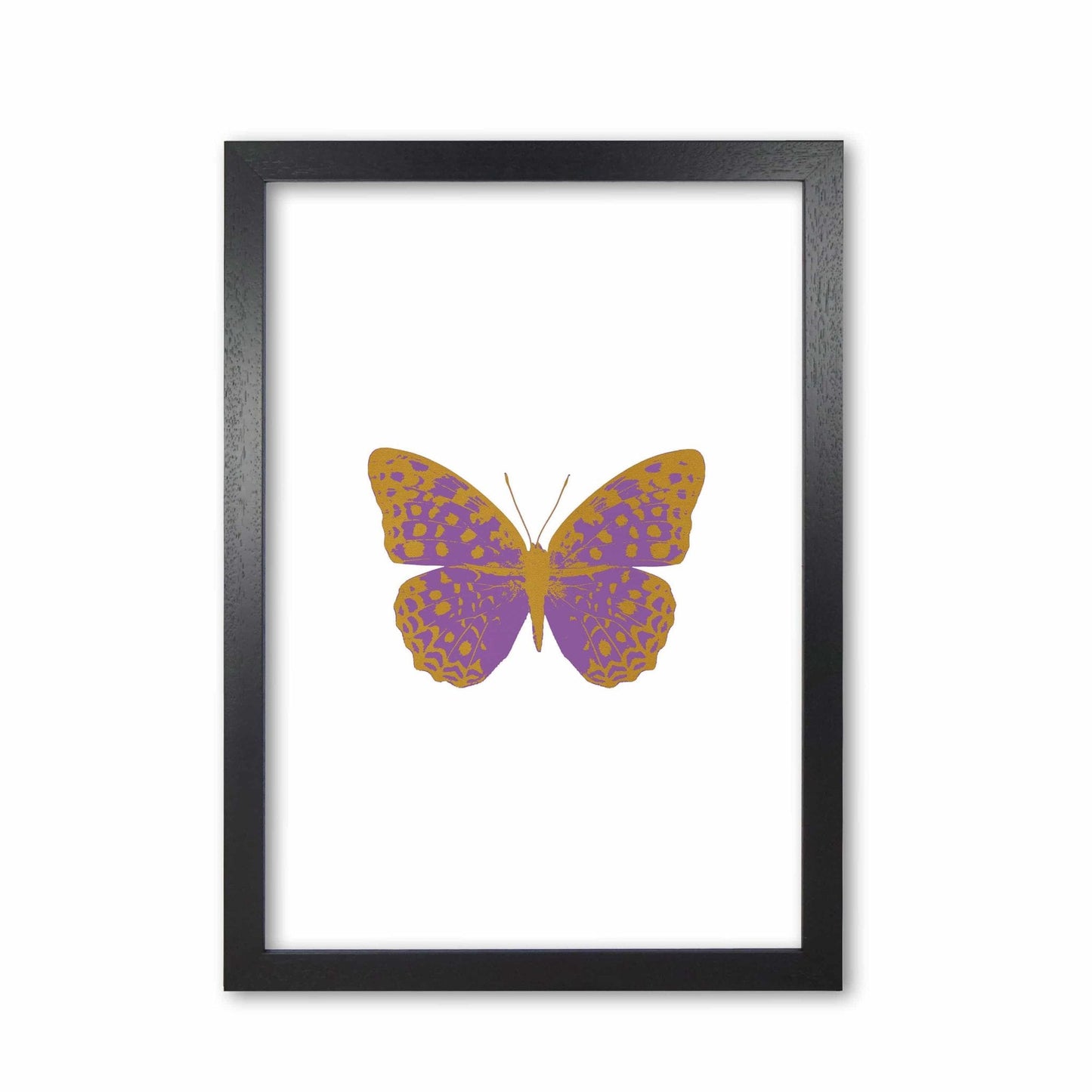 Purple butterfly fine art print by orara studio