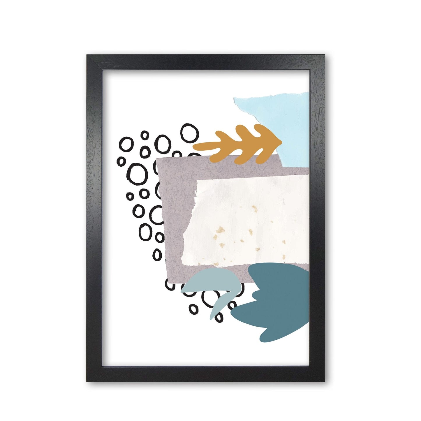 Reef shapes abstract 2 modern fine art print