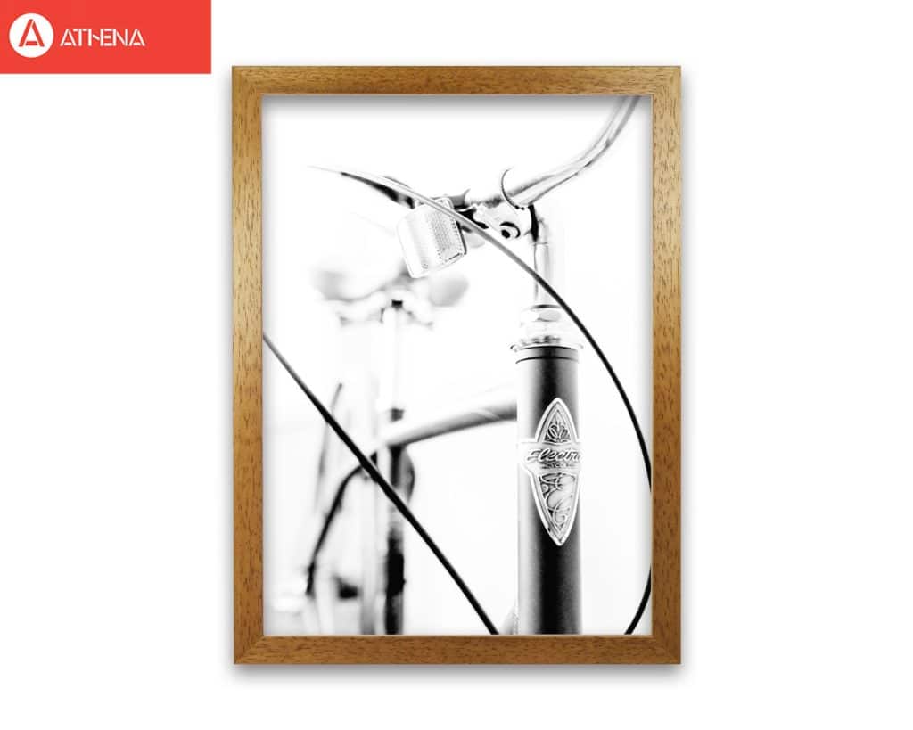 Retro bike frame modern fine art print